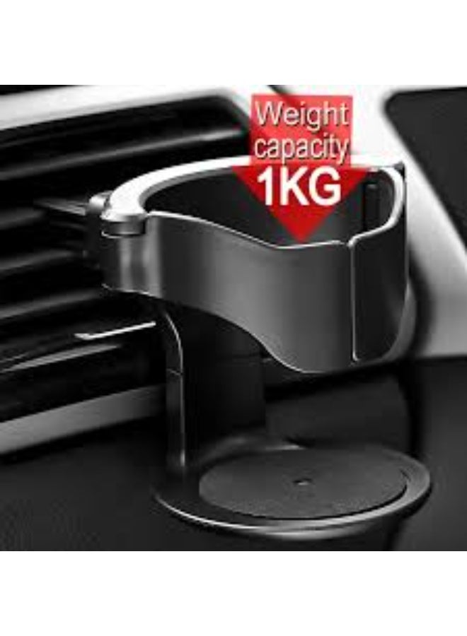 Adjustable Car Cup Holder And Air Vent Extender - Heavy-Duty Multifunctional Hanging Storage Box with Ergonomic Grip, Can Be Installed on The Dashboard for Storing Drinks, Snacks - Image 3